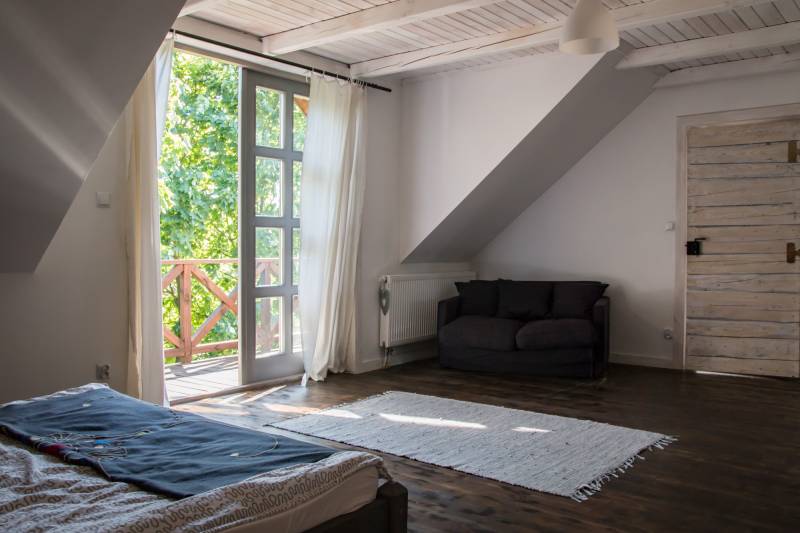 pokój z tarasem stara szkoła