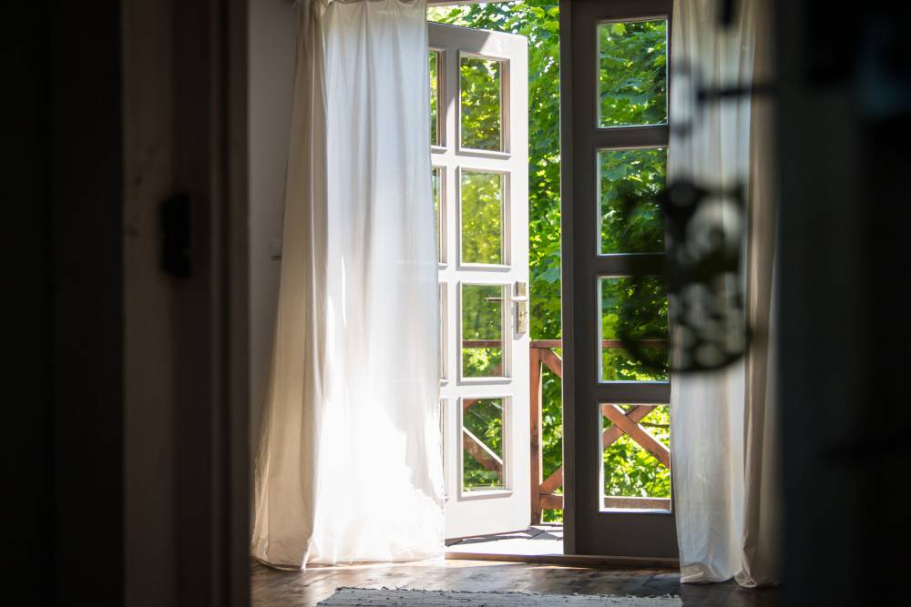 Pokój szary z tarasem